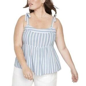 Old Navy Sleeveless Tie Strap Striped Cami